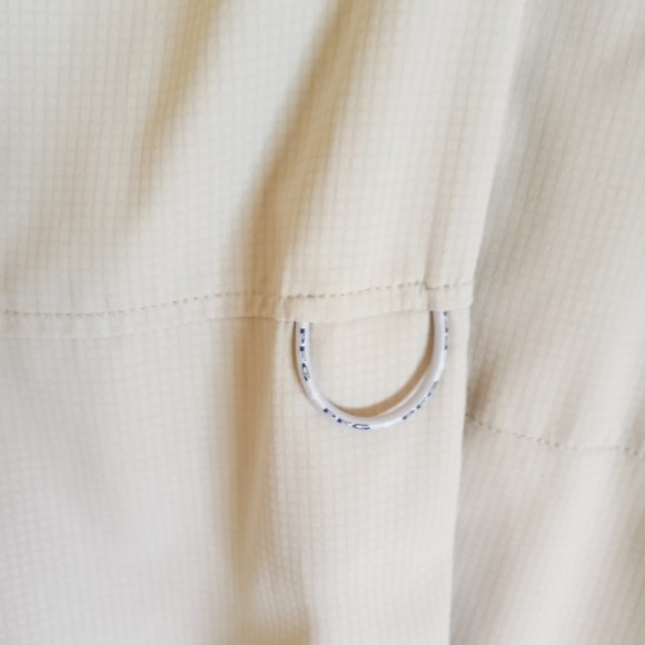 Columbia Men's Khaki Beige PFG Fishing shacket - Picture 5 of 10